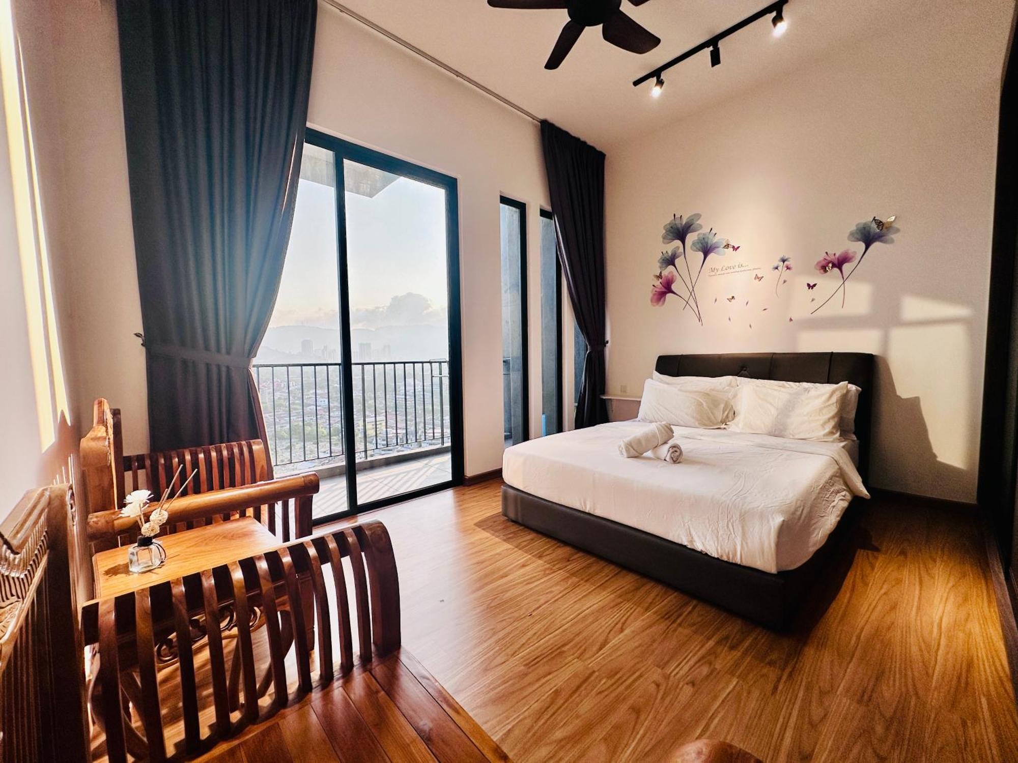 2Br Luxury Rooftop Swimming Pook Homestay@Georgetown@10Pax - 无敌美景两房民宿 Buitenkant foto